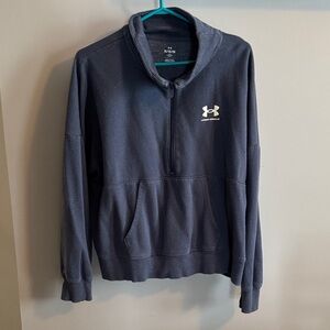 Under Armour Blue with white specs, Loose Fit Sweatshirt